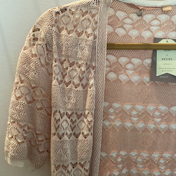 Anthropologie short sleeve cardigan. NWT. - Picture 3 of 4